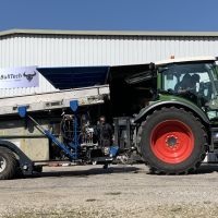 Stabilisation sur batteuse à courges